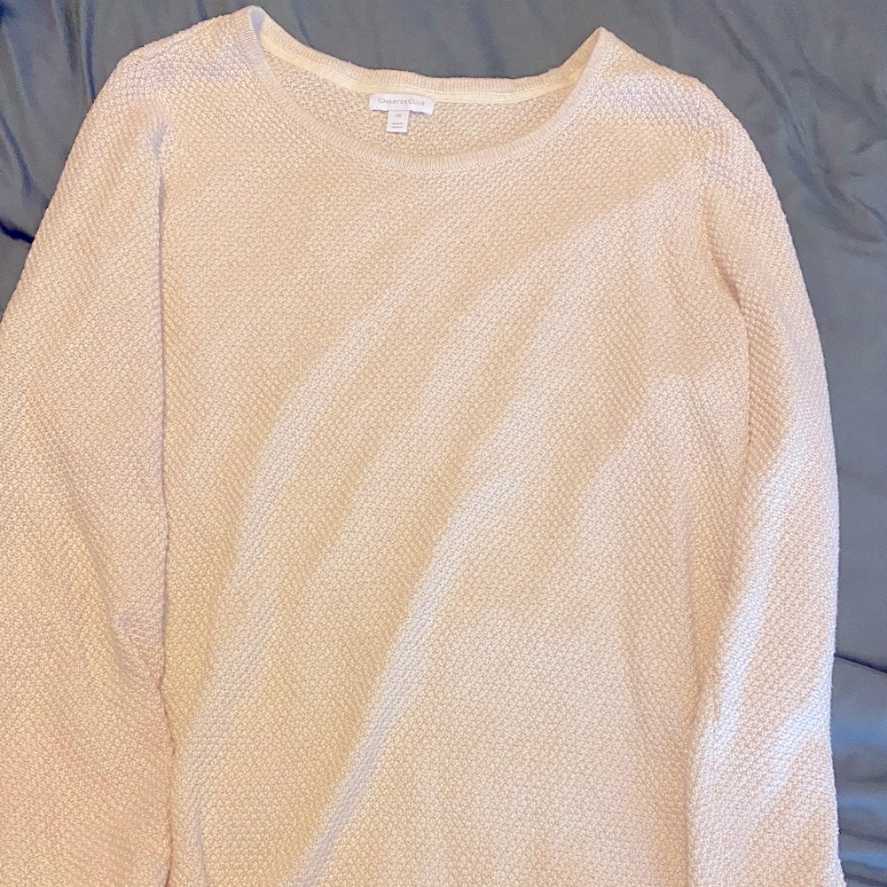 Charter Club 2x Tunic Sweater